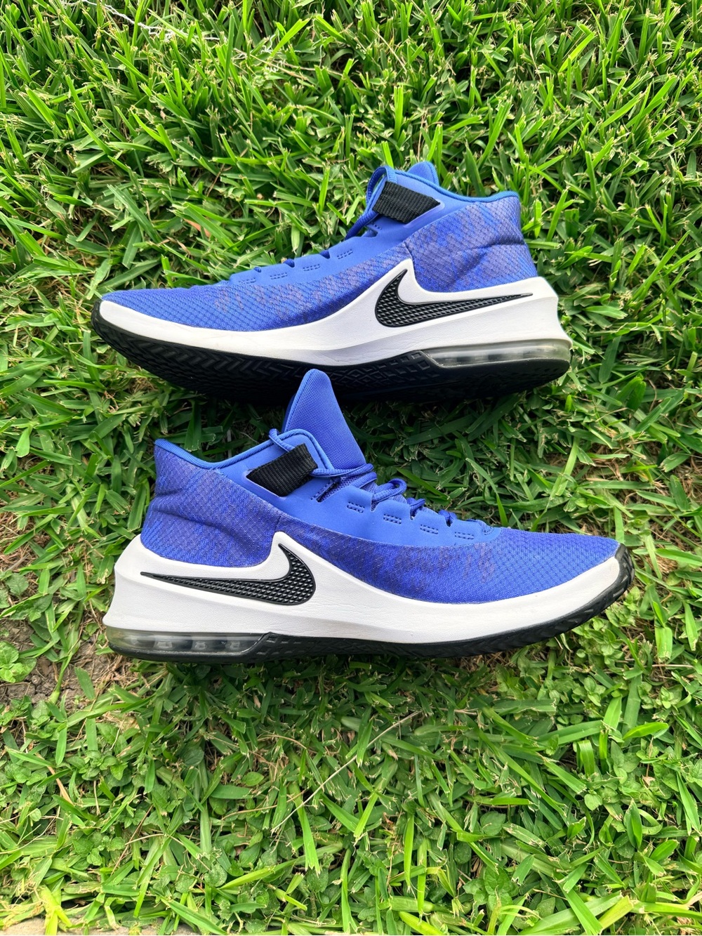 NIKE Air Max Infuriate 2 Mid Sneakers AA7066-400 Royal Blue Black Size 10 men’s - Picture 6 of 13